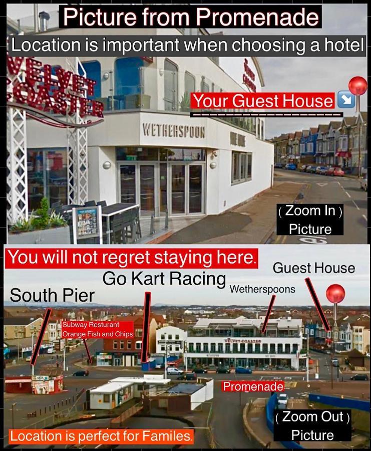 Myroomz Tudor Rose Original Blackpool Exterior photo